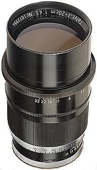 F = 20 cm 1:4.5 Telyt - Leica Wiki (English)